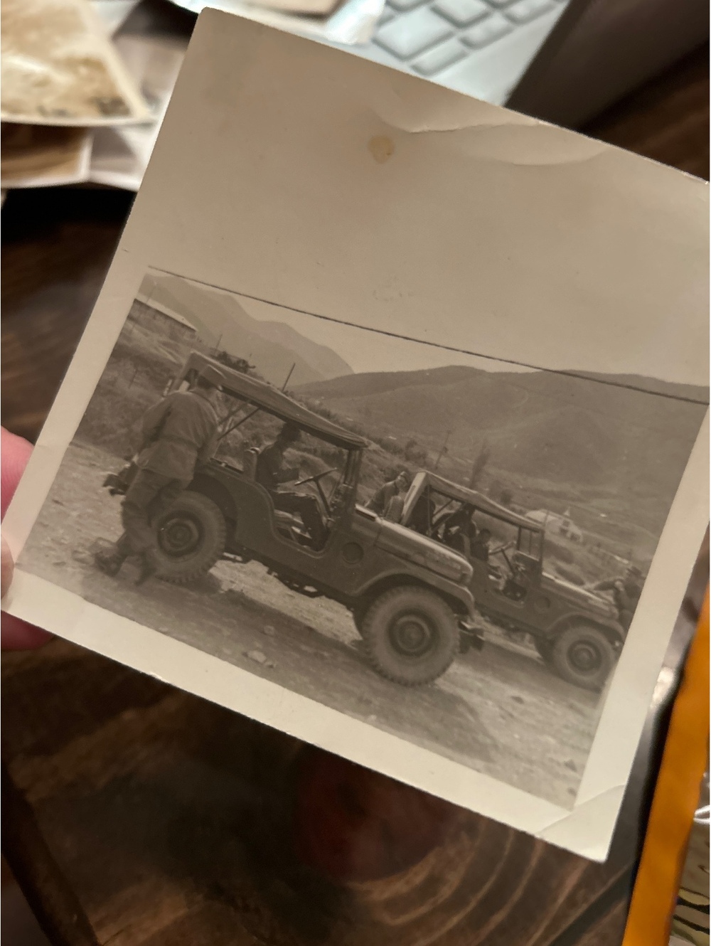 Vintage military photo